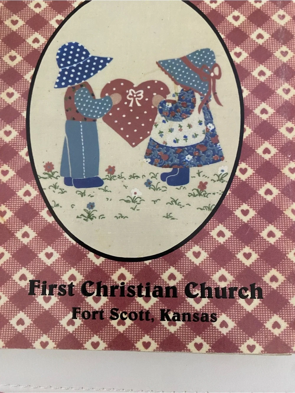 Vintage 90s Seasoned With Love Cookbook First Christian Church Fort Scott Kansas